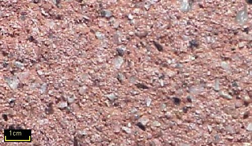 Sandstrahleffekt Granit grau 35 rot 3